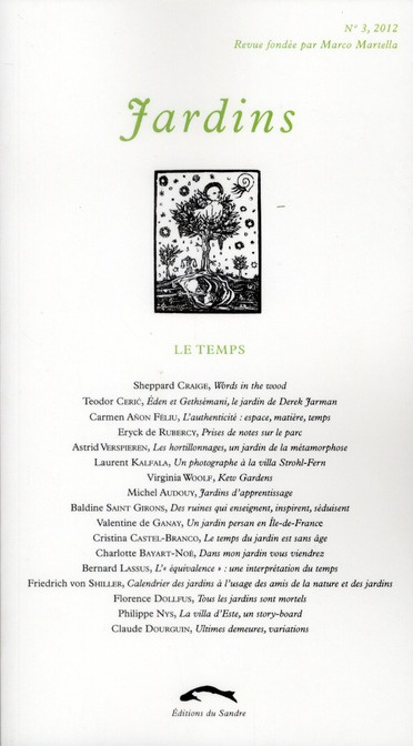 Emprunter Jardins N° 3, 2012 : Le Temps livre