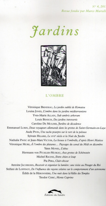Emprunter Jardins N° 4, 2013 : L'ombre livre