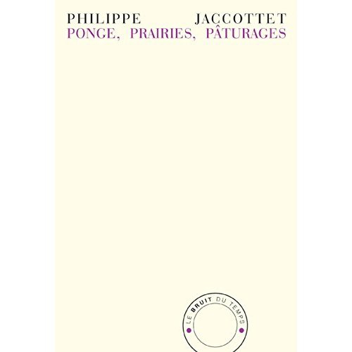 Emprunter Ponge, prairies, pâturages livre