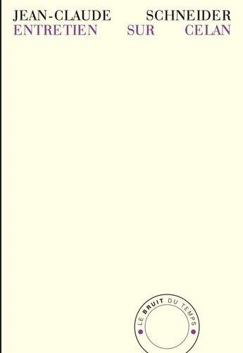 Emprunter Entretien sur Celan livre