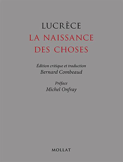 Emprunter La naissance des choses. Edition bilingue français-latin livre