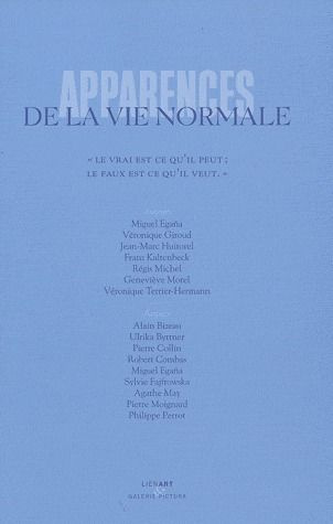 Emprunter APPARENCES DE LA VIE NORMALE livre