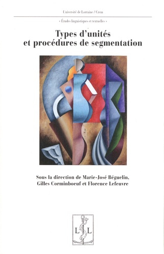 Emprunter Types d'unités et procédures de segmentation livre