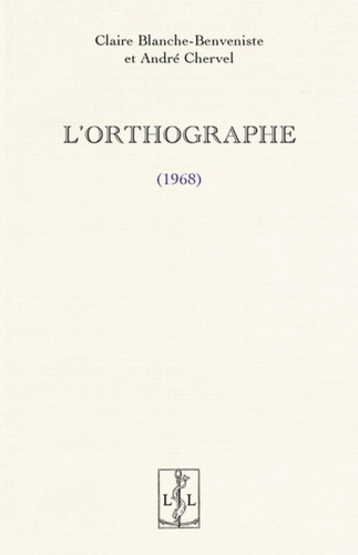Emprunter L'orthographe livre