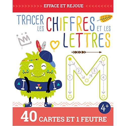 Emprunter Tracer les lettres et les chiffres. 40 cartes et 1 feutre livre