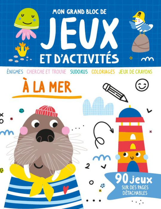 Emprunter A la mer. 90 jeux sur des pages détachables livre