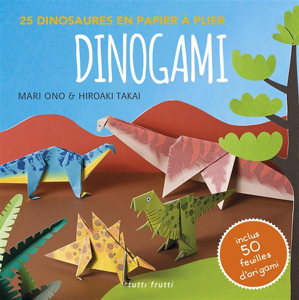 Emprunter Dinogami - 25 dinosaures en papier à plier / Inclus 50 feuilles d'origami livre