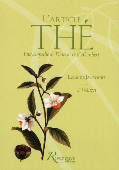 Emprunter L'article Thé. Encyclopédie de Diderot & d'Alembert in Volume XVI livre