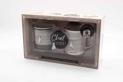 Emprunter Coffret chat va bien ! Avec 2 tasses en porcelaine livre