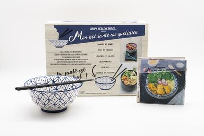 Emprunter Coffret Mon bol santé au quotidien. Poke bowls et buddha bowls avec 1 bol et 2 baguettes livre