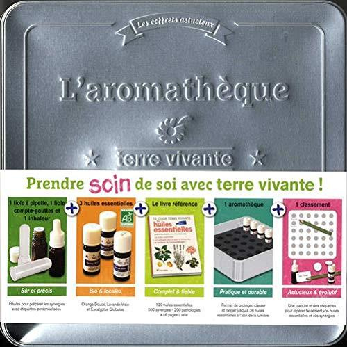 Emprunter L'aromathèque Terre vivante. Avec 3 huiles essentielles, 1 fiole à pipette, 1 fiole compte-gouttes, livre