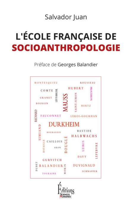 Emprunter L'école française de socioanthropologie livre