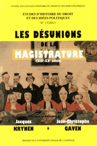 Emprunter LES DESUNIONS DE LA MAGISTRATURE (XIXE-XXE SIECLE) livre