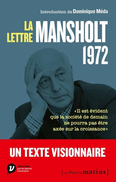 Emprunter La lettre Mansholt 1972 livre