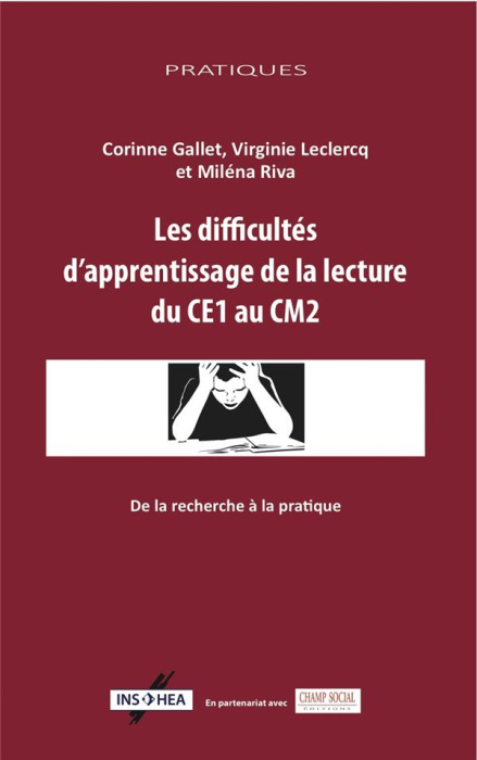 Emprunter Les difficultés d'apprentissage de la lecture du CE2 au CM1. De la recherche à la pratique livre