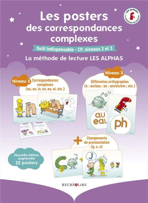 Emprunter Les posters des correspondances complexes Les Alphas CP livre