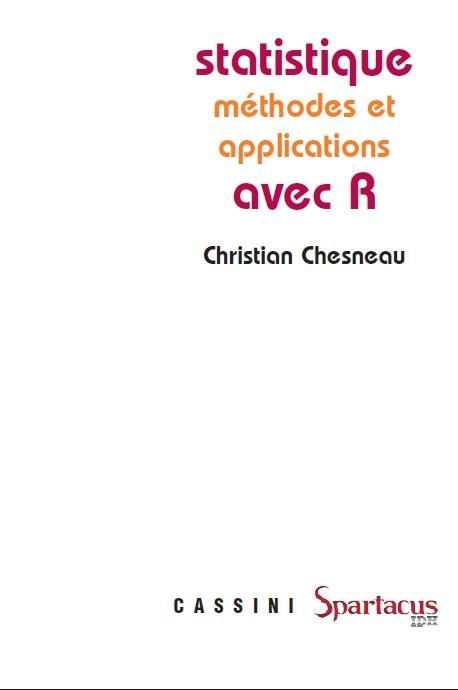 Emprunter STATISTIQUE : METHODES ET APPLICATIONS AVEC LE LOGICIEL R livre