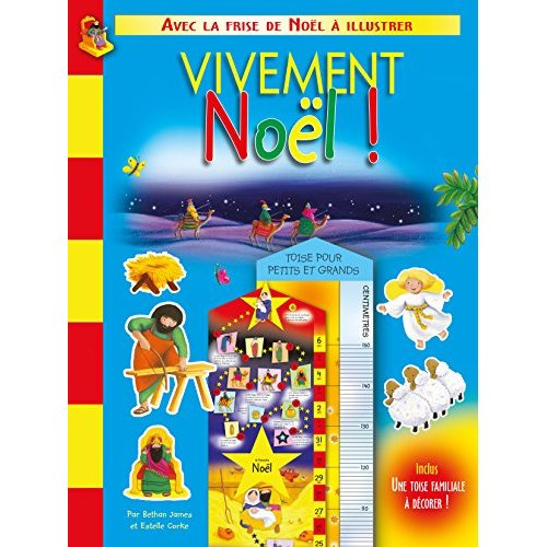 Emprunter VIVEMENT NOEL - LIVRE ACTIVITES AVEC FRISE DE NOEL A ILLUSTRER livre