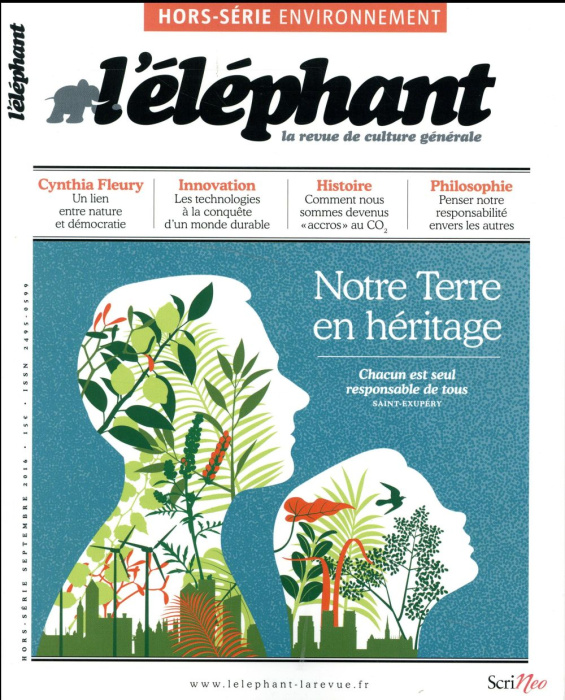 Emprunter L'Eléphant. Hors-série Environnement, septembre 2016 : Notre Terre en héritage livre
