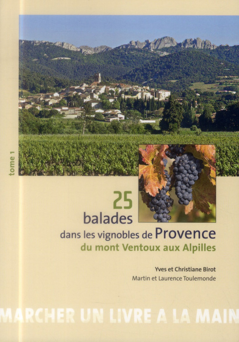 Emprunter 25 balades dans les vignobles de Provence. Tome 1, Du mont Ventoux aux Alpilles livre
