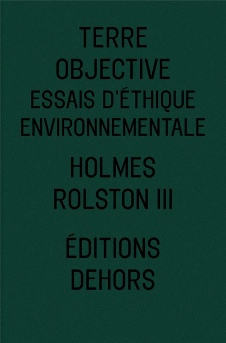 Emprunter Terre objective. Essais d'éthique environnementale livre