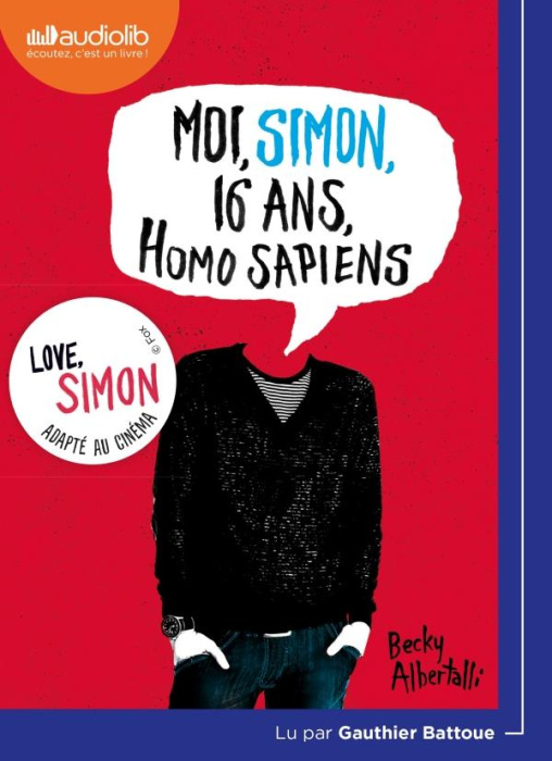 Emprunter Moi, Simon, 16 ans, Homo Sapiens. 1 CD audio MP3 livre