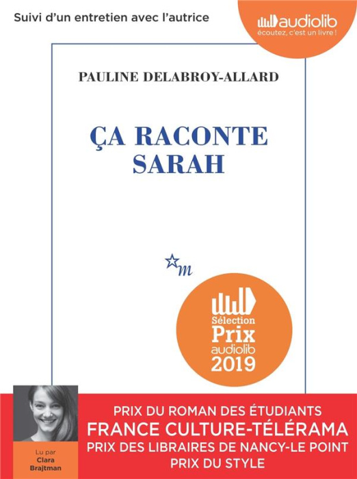 Emprunter Ca raconte Sarah. 1 CD audio MP3 livre