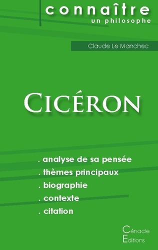 Emprunter Comprendre Cicéron. Analyse complète de sa pensée livre
