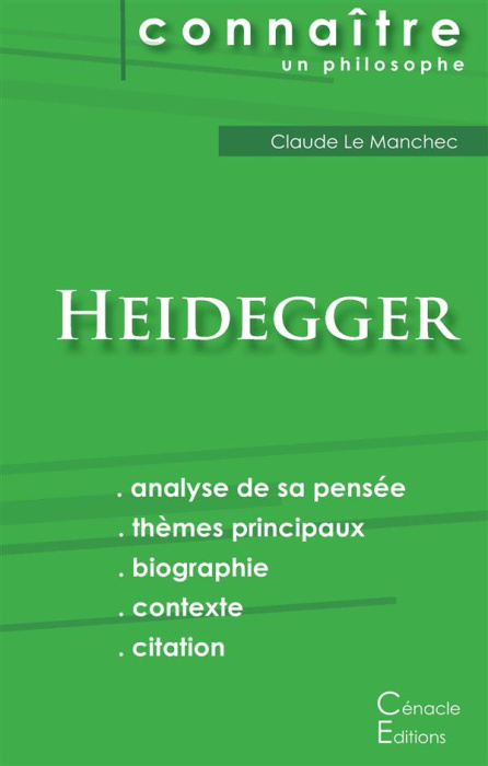 Emprunter Comprendre Heidegger livre