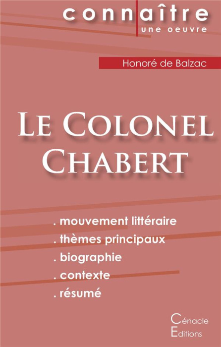 Emprunter Le colonel Chabert. Fiche de lecture livre