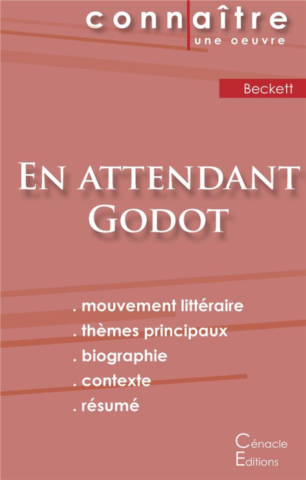 Emprunter En attendant Godot. Fiche de lecture livre