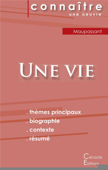 Emprunter Une vie. Fiche de lecture livre
