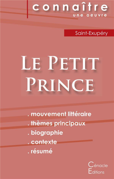Emprunter Le Petit Prince. Fiche de lecture livre