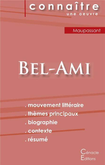 Emprunter Bel-ami. Fiche de lecture livre