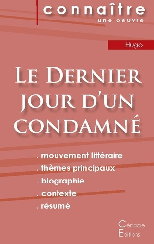Emprunter Le dernier jour d'un condamné. Fiche de lecture livre