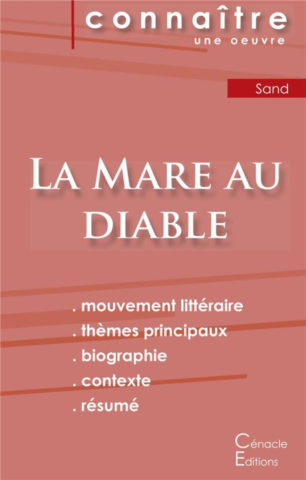 Emprunter La mare au diable. Fiche de lecture livre