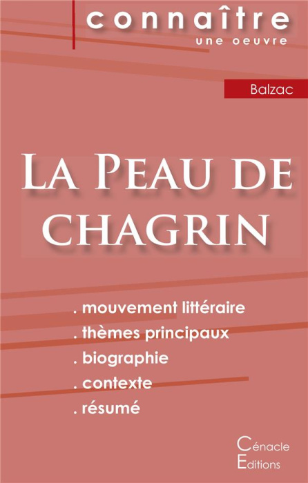 Emprunter La peau de chagrin. Fiche de lecture livre