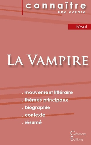 Emprunter La vampire. Fiche de lecture livre
