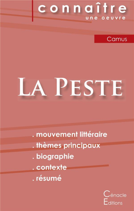 Emprunter La peste . Fiche de lecture livre