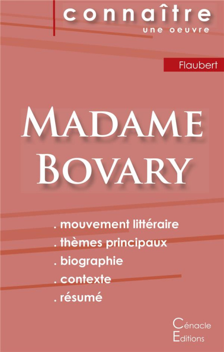 Emprunter Madame Bovary. Fiche de lecture livre