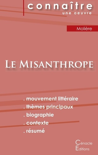 Emprunter Le misanthrope. Fiche de lecture livre
