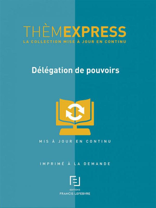 Emprunter DELEGATION DE POUVOIRS livre