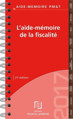 Emprunter AIDE MEMOIRE DE LA FISCALITE 2017 livre