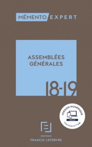 Emprunter Assemblées générales. Edition 2018-2019 livre