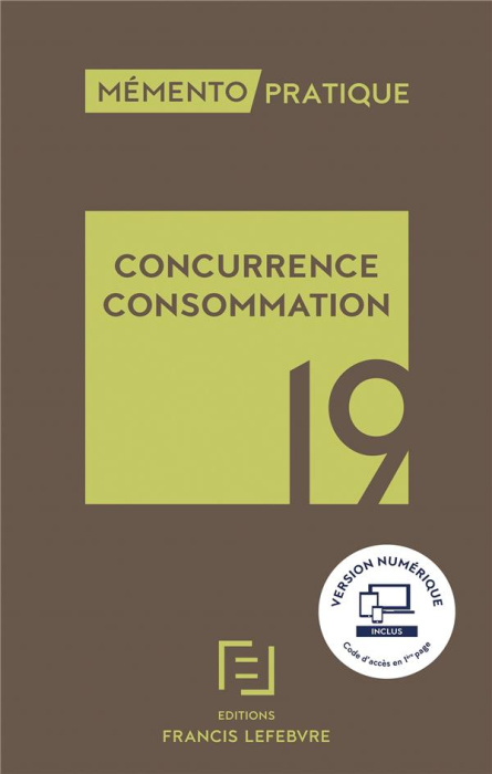 Emprunter Concurrence consommation. Edition 2019 livre
