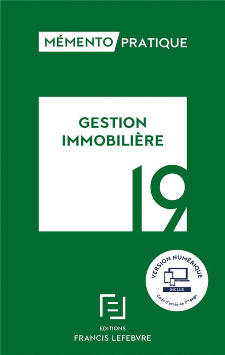 Emprunter Gestion immobilière. Edition 2019 livre