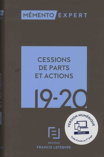 Emprunter Cessions de parts et actions. Edition 2019-2020 livre