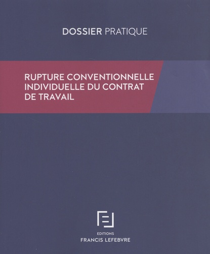Emprunter Rupture conventionnelle individuelle du contrat de travail livre