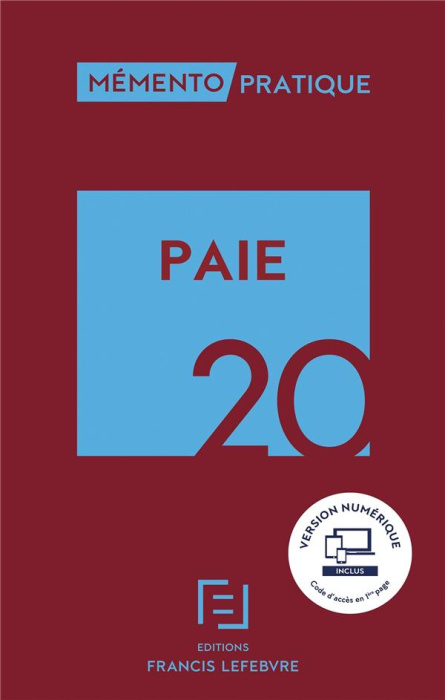 Emprunter Paie. Edition 2020 livre