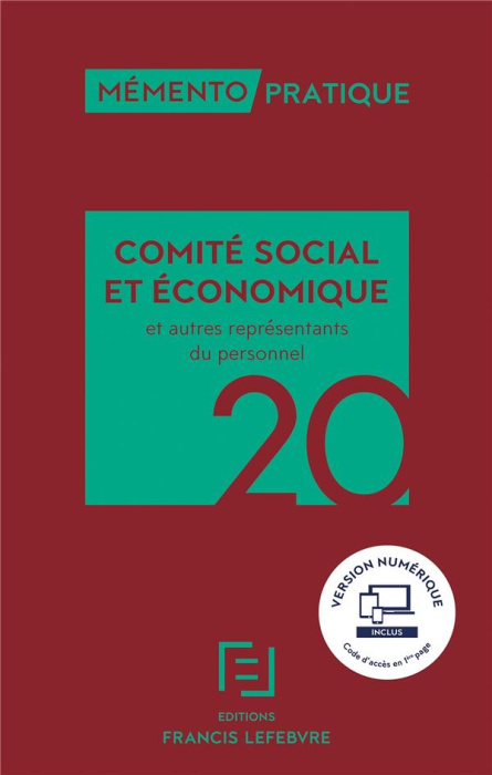 Emprunter Comité Social et économique et autres représentants du personnel. Edition 2020 livre